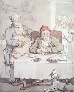 Falánkság (toll és wc papíron) alkotó: Thomas Rowlandson