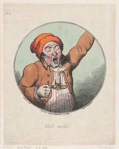 Jó éjszakát, 1799. november 1., 1799. november 1. alkotó: Thomas Rowlandson