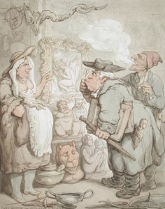 Gouty Gulston, az antwerpeni régiségkereskedő alkotó: Thomas Rowlandson