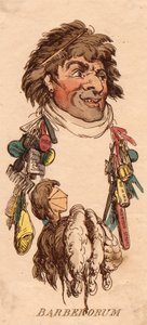 Fejek: Barberorum alkotó: Thomas Rowlandson