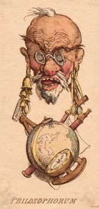 Címek: A filozófusokról alkotó: Thomas Rowlandson