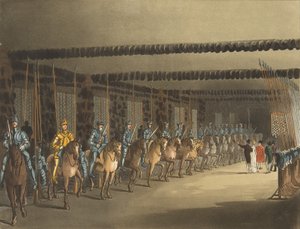Horse Armoury, Tower of London, 1809. november 1., 1809. november 1. alkotó: Thomas Rowlandson