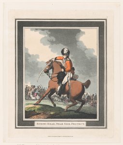 Horses Head, Near Side, Protect, 1798. szeptember 1., 1798. szeptember 1. alkotó: Thomas Rowlandson