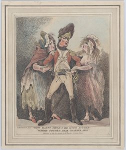 Milyen boldog lehetnék egyikkel sem, távol volt a másik, kedves Charmer, [1784]., [1784]. alkotó: Thomas Rowlandson
