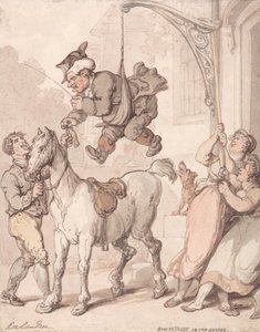 Hogyan kell ugrani nyeregből alkotó: Thomas Rowlandson