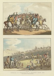 A lóverseny humora száz évvel ezelőtt alkotó: Thomas Rowlandson