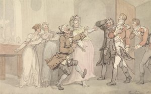 Féltékenység, düh, csalódás... alkotó: Thomas Rowlandson