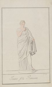 Római lány alkotó: Thomas Rowlandson