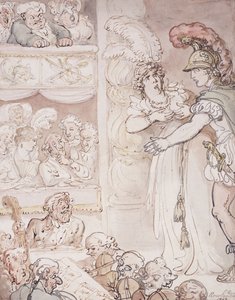 John Bull az Operában, 1803 alkotó: Thomas Rowlandson