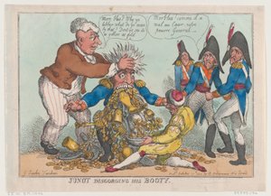 Junot Disgorging His Booty, 1808. október 17., 1808. október 17. alkotó: Thomas Rowlandson