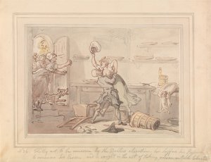 Kitty Overcome alkotó: Thomas Rowlandson