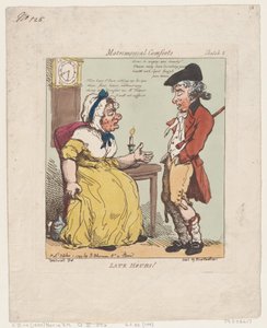Késői óra!, 1799. október 1., 1799. október 1. alkotó: Thomas Rowlandson