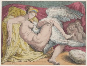 Léda és a hattyú, 1799., 1799. alkotó: Thomas Rowlandson