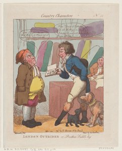 London Outrider, vagy Brother Saddlebag, 1799. szeptember 10., 1799. szeptember 10. alkotó: Thomas Rowlandson