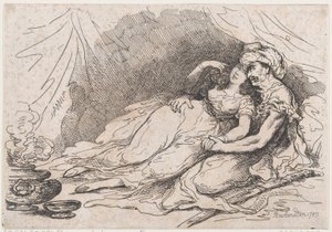 Szerelem Keleten alkotó: Thomas Rowlandson