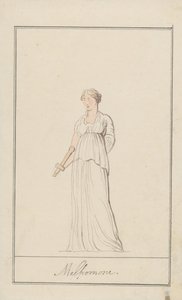 Melpomene alkotó: Thomas Rowlandson