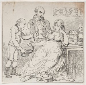 Melpomene a szeméttelepen, avagy a színházi uralkodók által megvédett gyermekjáték, Dece..., 1804. december 14. alkotó: Thomas Rowlandson