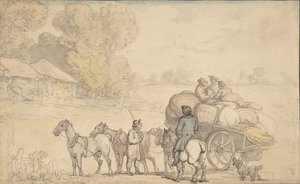 Migránsok, 1780-1827. alkotó: Thomas Rowlandson