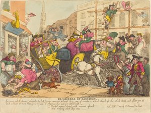 London nyomorúságai alkotó: Thomas Rowlandson