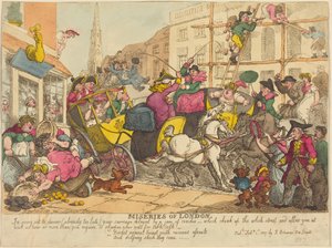 London nyomorúságai alkotó: Thomas Rowlandson