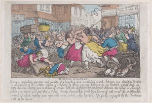 London nyomorúságai, 1807-08., 1807-08. alkotó: Thomas Rowlandson