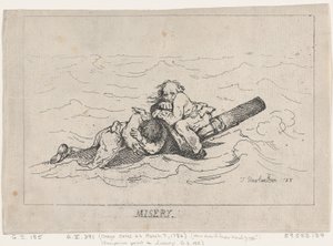 Nyomorúság, 1785., 1785. alkotó: Thomas Rowlandson