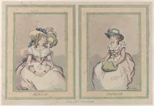 Modish és Prudish, 1791. december 1., 1791. december 1. alkotó: Thomas Rowlandson