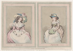 Modish és Prudish, 1791. december 1., 1791. december 1. alkotó: Thomas Rowlandson