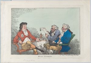 Pénzkölcsönzők, 1784. november 8., 1784. november 8. alkotó: Thomas Rowlandson