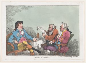 Pénzkölcsönzők, 1784. november 8., 1784. november 8. alkotó: Thomas Rowlandson