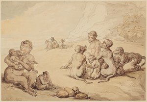 Majomsziget alkotó: Thomas Rowlandson