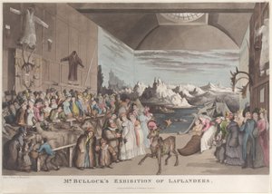 Mr. Bullock lappföldi kiállítása, 1822. február 8., 1822. február 8. alkotó: Thomas Rowlandson
