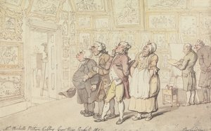 Michell úr képtára, Grove House, Enfield, 1817 alkotó: Thomas Rowlandson