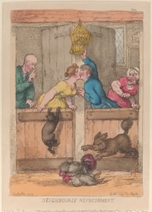 Szomszédi frissítő alkotó: Thomas Rowlandson