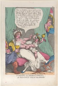 Nursing the Spawn of a Tyrant, 1811. április 14., 1811. április 14. alkotó: Thomas Rowlandson