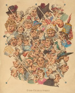 Odd-Characters, 1801-ben jelent meg. alkotó: Thomas Rowlandson