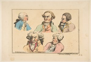 Furcsaságok, 1794. január. alkotó: Thomas Rowlandson
