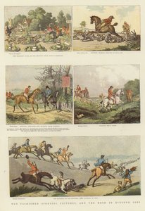 Régimódi sportképek alkotó: Thomas Rowlandson