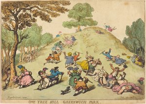 One Tree Hill, Greenwich Park alkotó: Thomas Rowlandson