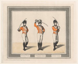 Outside Guard, St. Georges Guard, Inside Guard, 1798. szeptember 1., 1798. szeptember 1. alkotó: Thomas Rowlandson