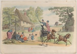 13. tábla, a Miniatűr világból, 1816., 1816. alkotó: Thomas Rowlandson