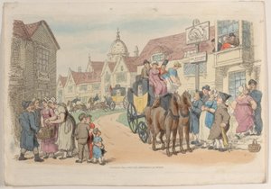 19. tábla, a Miniatűr világból, 1816., 1816. alkotó: Thomas Rowlandson