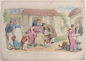 2. tábla, a Miniatűr világból, 1816., 1816. alkotó: Thomas Rowlandson