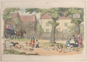 32. tábla, a Miniatűr világból, 1816., 1816. alkotó: Thomas Rowlandson