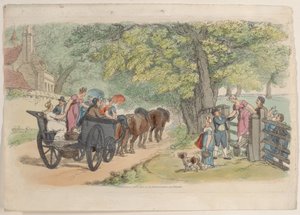 33. tábla, a Miniatűr világból, 1816., 1816. alkotó: Thomas Rowlandson