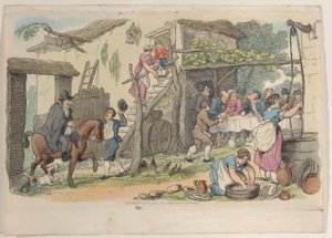 34. tábla, a Miniatűr világból, 1816., 1816. alkotó: Thomas Rowlandson