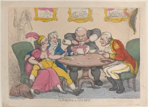 Kanál kopasztás, 1812. február 28., 1812. február 28. alkotó: Thomas Rowlandson