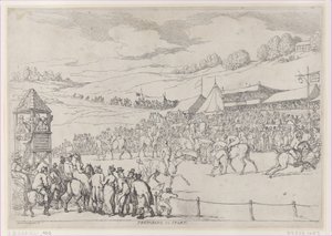 Indulásra készül, 1811. szeptember 30., 1811. szeptember 30. alkotó: Thomas Rowlandson