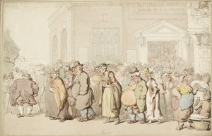 Providence-kápolna, 18. század vége alkotó: Thomas Rowlandson
