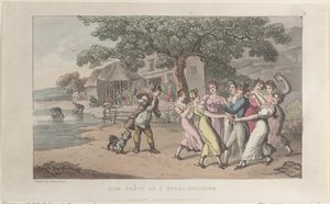 Quae Genus birkanyíráson, The History of Johnny Quae Genusból, The Li..., 1822. február 1.. alkotó: Thomas Rowlandson